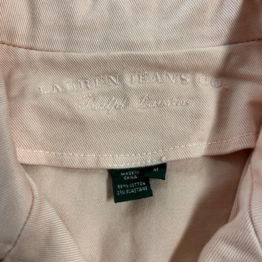 Women's Ralph Lauren peach denim Jacket - Picture 2 of 8